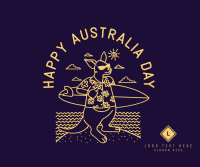 Australia Day Facebook Post Design