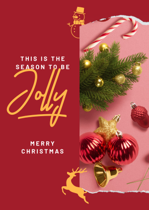 Jolly Christmas Poster Image Preview