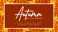 Leafy Autumn Giveaway Facebook Event Cover Image Preview