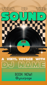 Nostalgic DJ Vinyl  YouTube Short Design