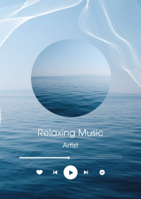 Ocean Music Cover Flyer Design
