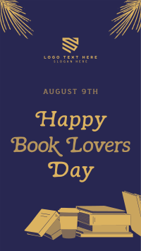 Happy Book Lovers Day Facebook story Image Preview