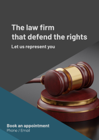 Law Firm Poster Image Preview