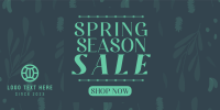 Spring Season Sale Twitter Post Design