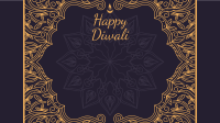 Fancy Diwali Greeting Zoom Background Image Preview