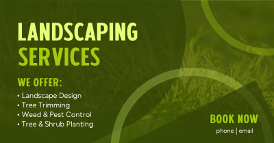 Professional Landscaping Facebook ad Image Preview