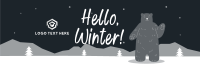 Polar Winter Twitter Header Design