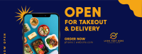 Food App Facebook cover Image Preview