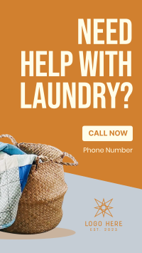 Laundry Delivery Facebook Story Design