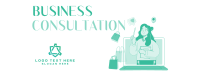 Online Business Consultation Facebook Cover Design