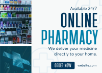 Online Pharmacy Business Postcard Preview