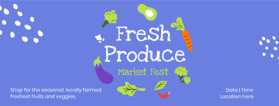 Fresh Market Fest Facebook cover Image Preview