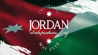 Jordan Independence Flag  Animation Image Preview
