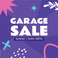 Garage Sale Notice Instagram Post Design