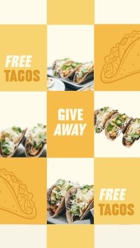 Tacos Giveaway Instagram story Image Preview