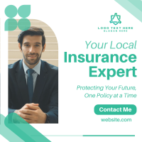 Insurance Expert Protect Policy Instagram Post Design