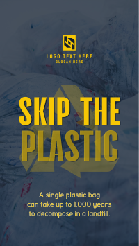 Sustainable Zero Waste Plastic TikTok video Image Preview