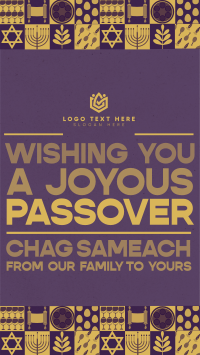 Abstract Geometric Passover Instagram reel Image Preview