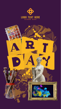 Art Day Collage Instagram story Image Preview