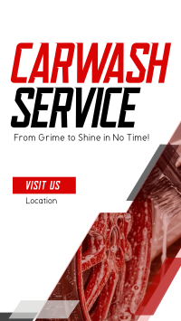 Expert Carwash Service Instagram Story Design
