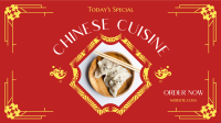 Chinese Cuisine Special Facebook Event Cover Design