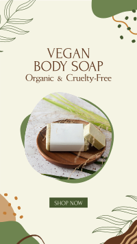 Organic Soap Instagram story Image Preview