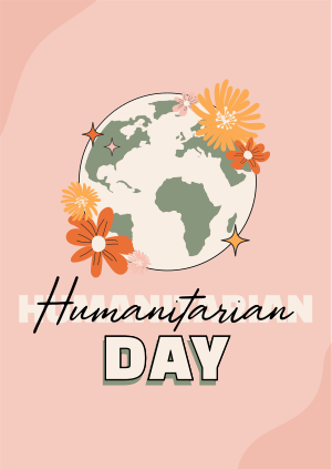 World Humanitarian Blooms Poster Image Preview