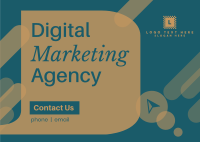 Strategic Digital Marketing Postcard Design
