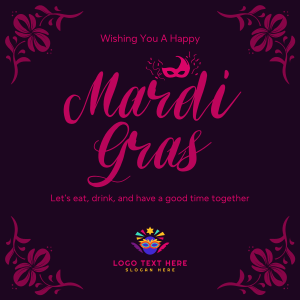 Mardi Gras Flo Corners Instagram post Image Preview