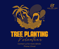 Minimalist Planting Volunteer Facebook Post Design