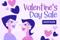 Valentine's Day Couple Pinterest board cover Image Preview