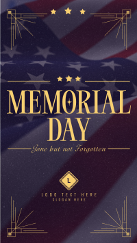 Elegant Memorial Day Video Image Preview