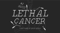 Lethal Lung Cancer Facebook Event Cover Design