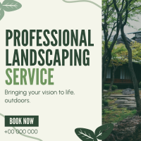 Organic Landscaping Service Linkedin Post Image Preview