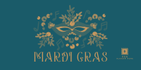 Mardi Gras Glamour Twitter Post Image Preview