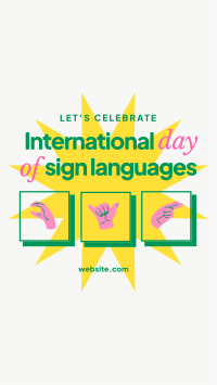 International Day of Sign Languages TikTok Video Preview