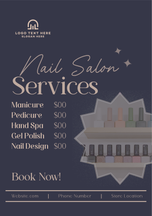 To Nails And Beyond Flyer Image Preview