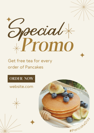 Stylish Pancake Day Flyer Image Preview