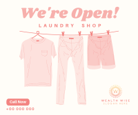 We Do Your Laundry Facebook Post Design