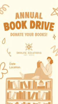 Donate A Book TikTok Video Image Preview