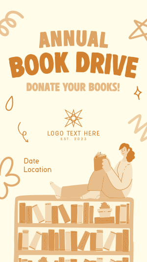 Donate A Book TikTok Video Image Preview