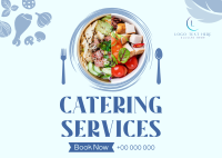 Catering Food Variety Postcard Preview