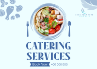 Catering Food Variety Postcard Image Preview