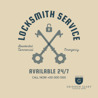 Vintage Locksmith Instagram post Image Preview