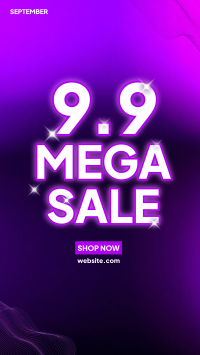 9.9 Mega Sale Instagram story Image Preview