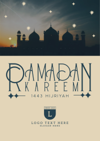 Unique Minimalist Ramadan Flyer Image Preview