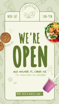 Vegan Monoline  Now Open Video Image Preview