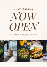 Restaurant Open Flyer Design