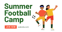 Summer Football Camp Facebook Ad Image Preview
