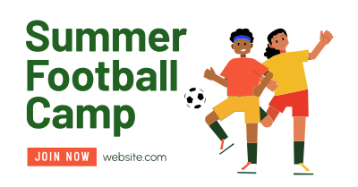 Summer Football Camp Facebook ad Image Preview